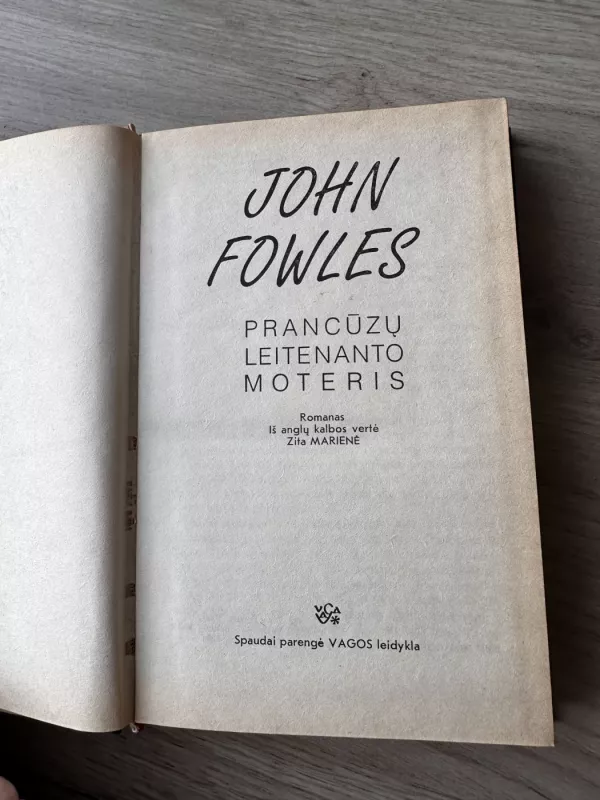 Prancūzų leitenanto moteris - John Fowles, knyga 3