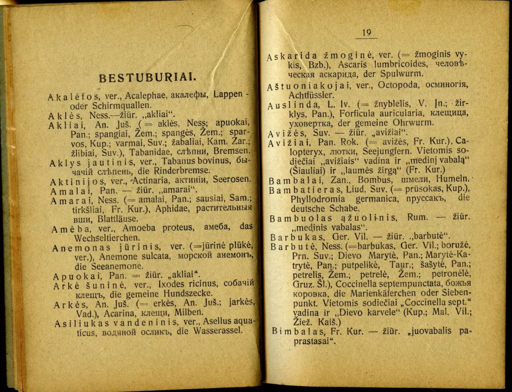 Zoologijos sistematikos terminų žodynėlis - Jurgis Elisonas, knyga 4