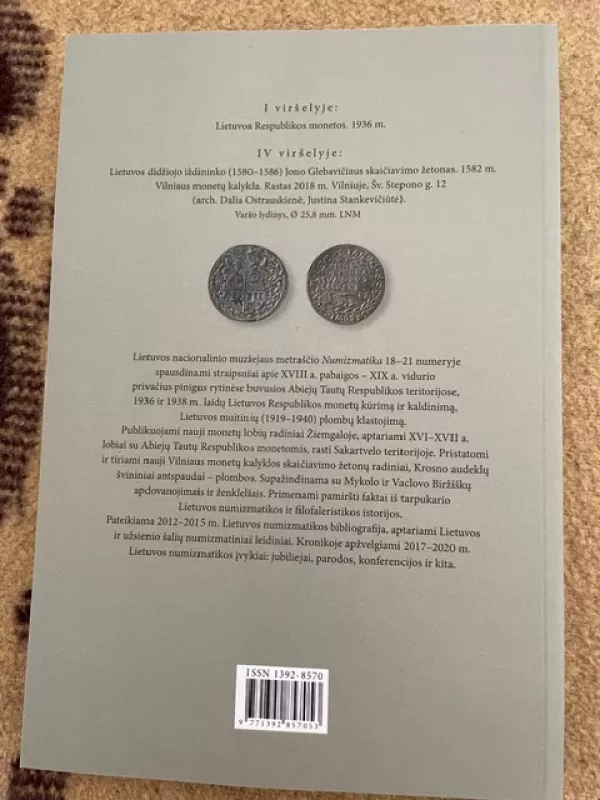 Numizmatika 18-21 - Elisabet Hermodsson, knyga 3