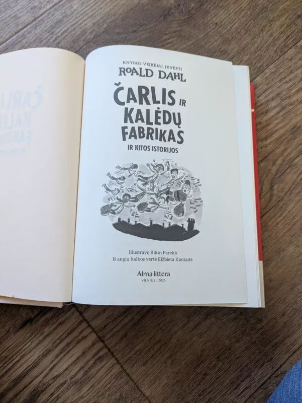 Čarlis ir kalėdų fabrikas ir kitos istorijos - Roald Dahl, knyga 2