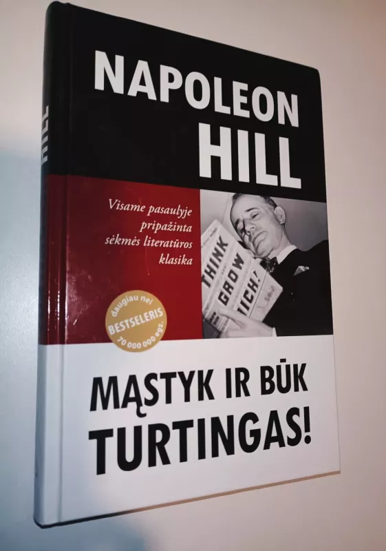 Knyga"Mastyk ir buk turtingas" - Napoleon Hill, knyga 2