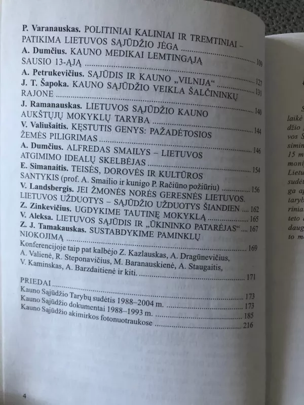 Lietuvos Sąjūdis Kaune. Lietuvių tauta ir pasaulis IV - Autorių kolektyvas, knyga 6
