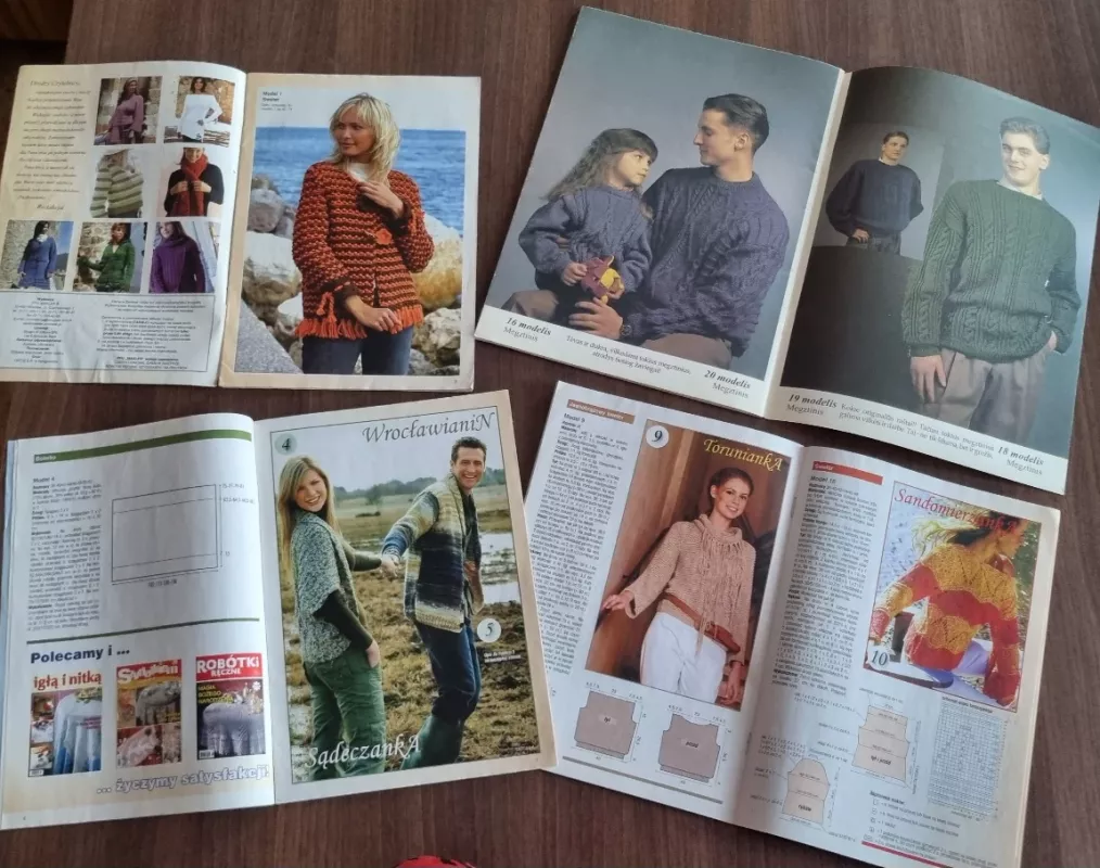 Keturi mezgimo žurnalai - "Dama w swetrze" ir "Kaip mezga prancūzės" - Dama w swetrze, knyga 5