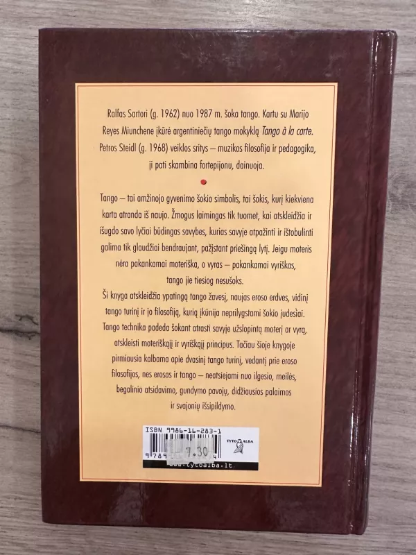 Tango. Šokio erotinio prado galia - Ralf Sartori, Petra  Steidl, knyga 5