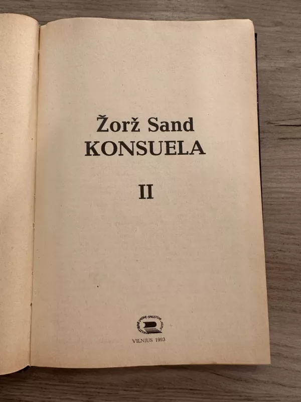 Konsuela (2 tomas) - Žorž Sand, knyga 3