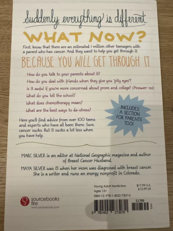 My Parent has CANCER and it really SUCKS - Maya Silver, Marc Silver, knyga 3