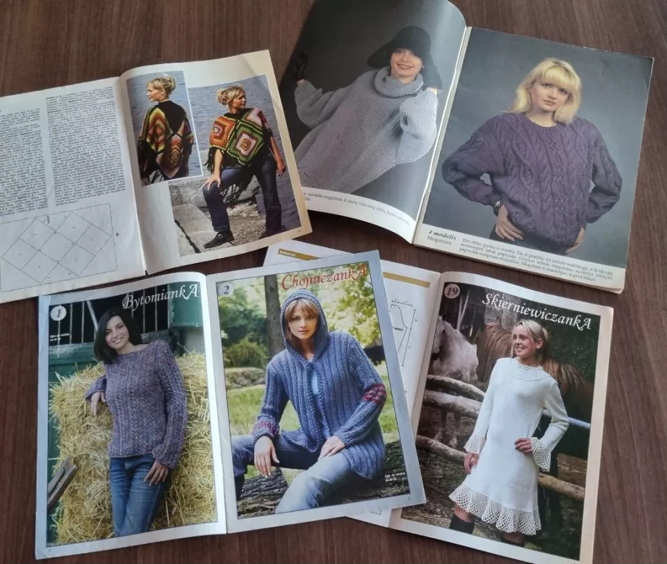 Keturi mezgimo žurnalai - "Dama w swetrze" ir "Kaip mezga prancūzės" - Dama w swetrze, knyga 2