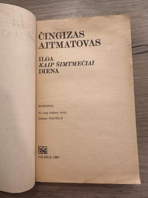 Ilga kaip šimtmečiai diena - Čingizas Aitmatovas, knyga 3