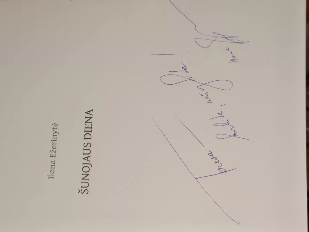 Šunojaus diena - Ilona Ežerinytė, knyga 5