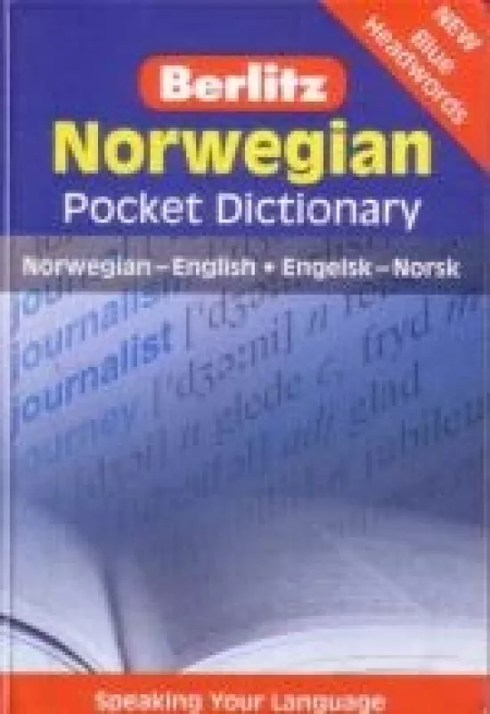 Norwegian Pocket Dictionary: Norwegian-English English-Norwegian (Berlitz) - Autorių Kolektyvas, knyga