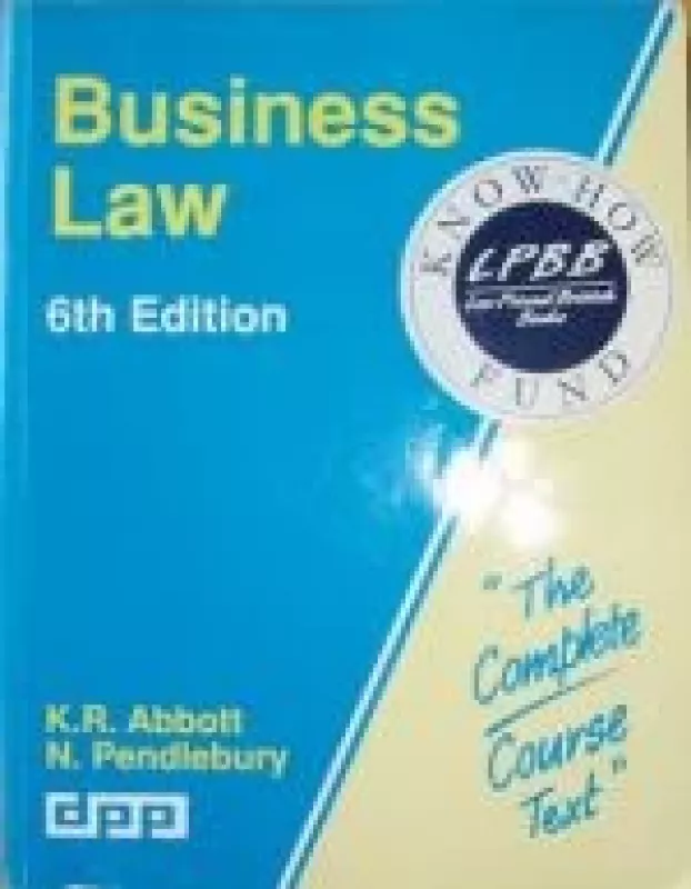 Business Law - K. R. Abbott, N.  Pendlebury, knyga