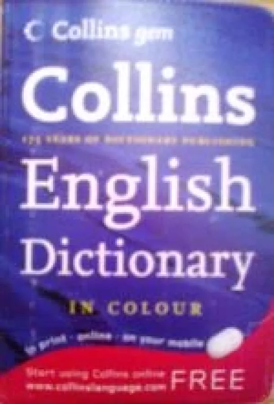 Collins English Dictionary in Colour - Autorių Kolektyvas, knyga