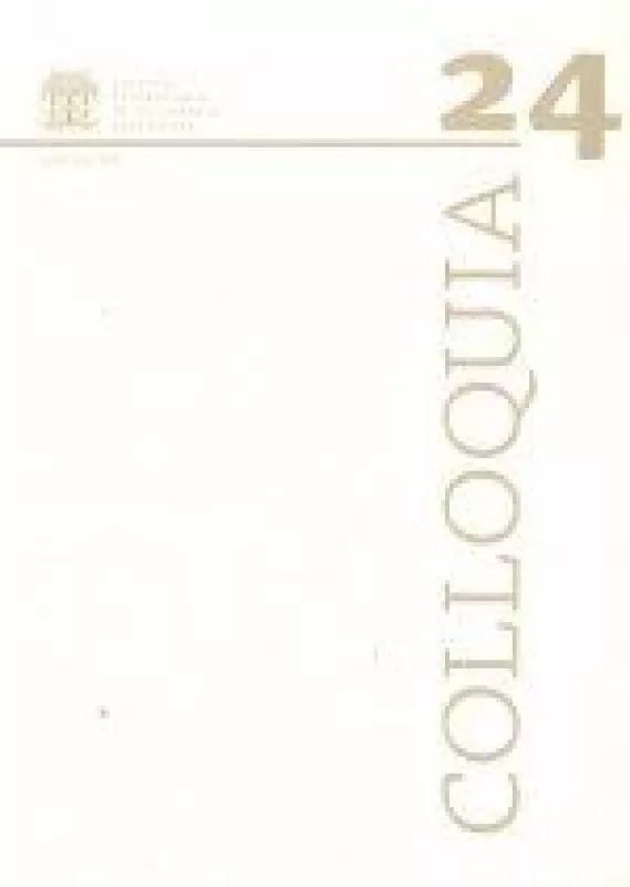 Colloquia 24 - Autorių Kolektyvas, knyga