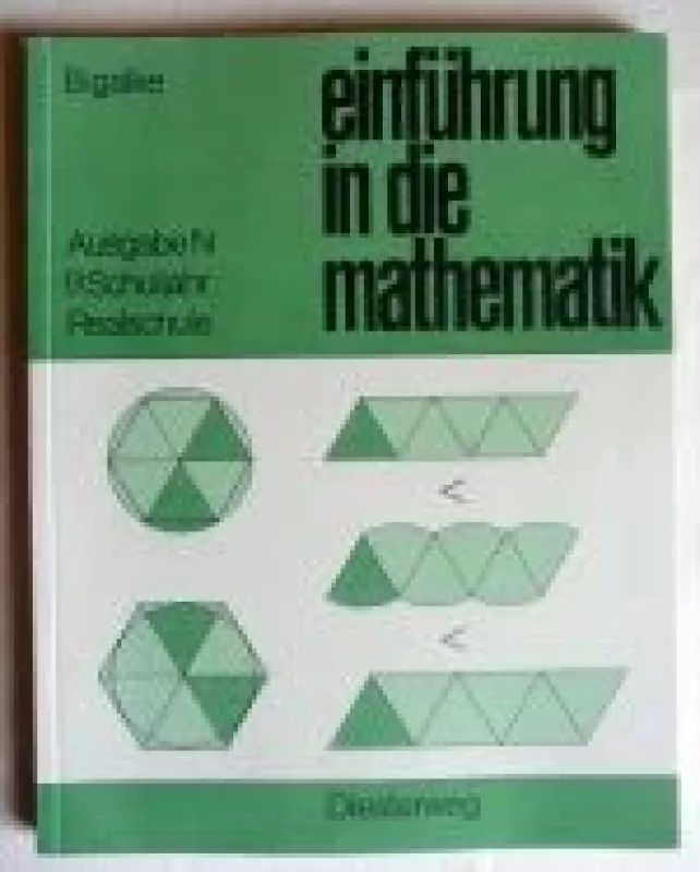 Einführung in die mathematik - Autorių Kolektyvas, knyga