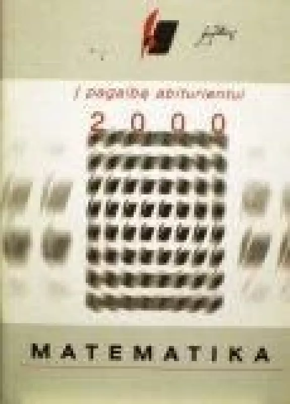 Į pagalbą abiturientui (2000). Matematika - Autorių Kolektyvas, knyga