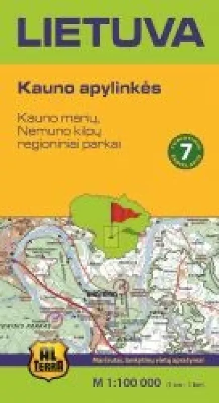 Lietuva. Kauno apylinkės. Turistinis žemėlapis nr. 7 - Autorių Kolektyvas, knyga
