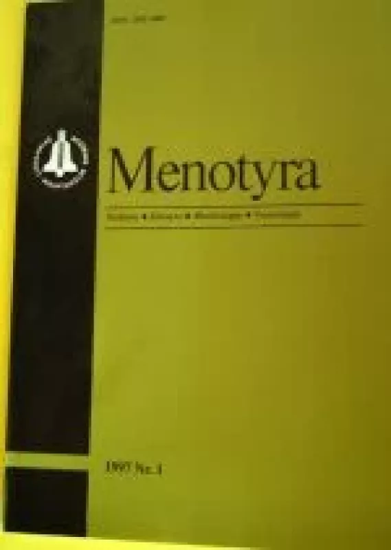 Menotyra - Autorių Kolektyvas, knyga
