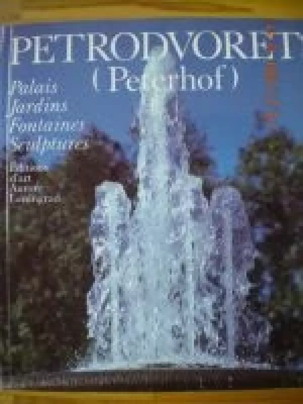 Peterhof - Autorių Kolektyvas, knyga
