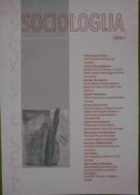 Sociologija: mintis ir veiksmas. 2002/1 - Autorių Kolektyvas, knyga