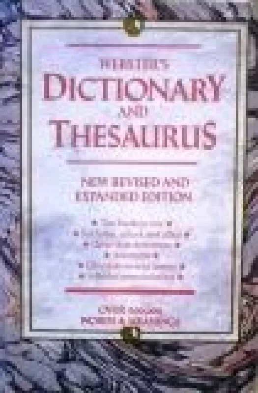 Webster's Dictionary and Thesaurus - Autorių Kolektyvas, knyga