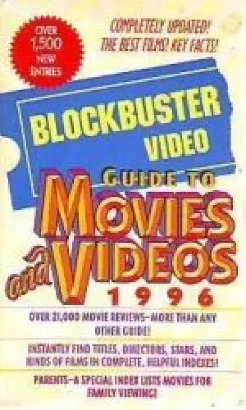 Blockbuster Video: Guide to Movies and Videos 1996 - Autorių Kolektyvas, knyga