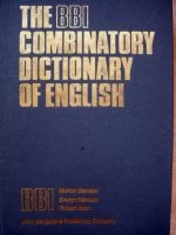 The combinatory dictionary of english - Morton Benton, knyga