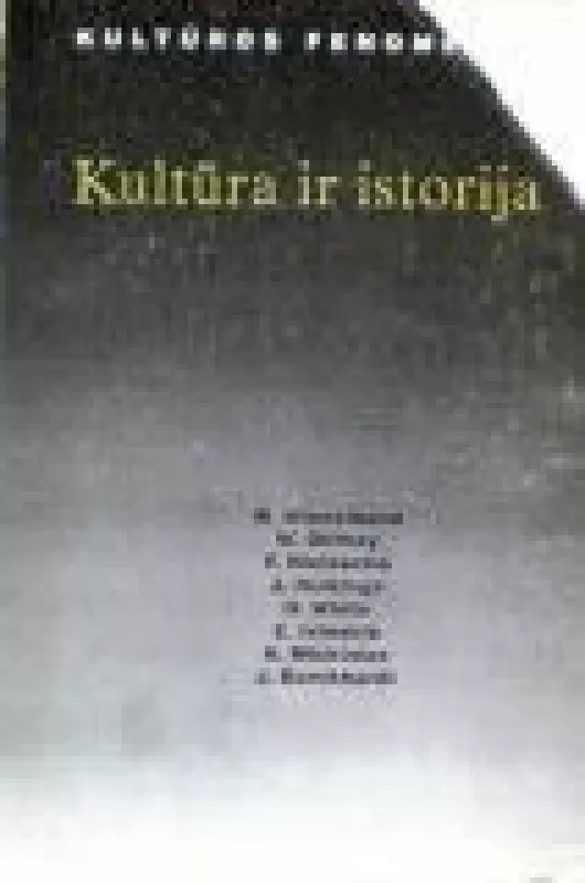 Kultūra ir istorija - Vytautas Berenis, knyga