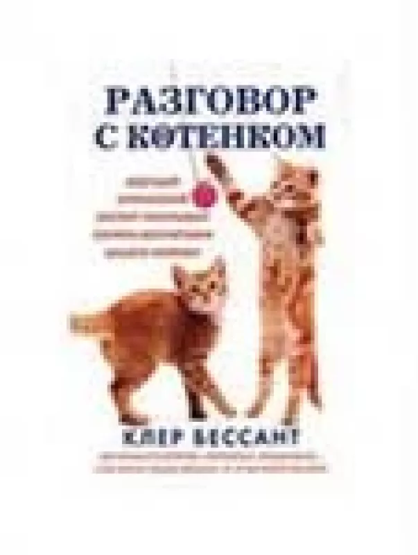 Разговор с котенком - Клер Бессант, knyga