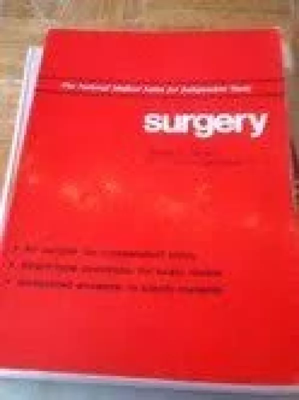 Surgery – National Medicine Series - Autorių Kolektyvas, knyga