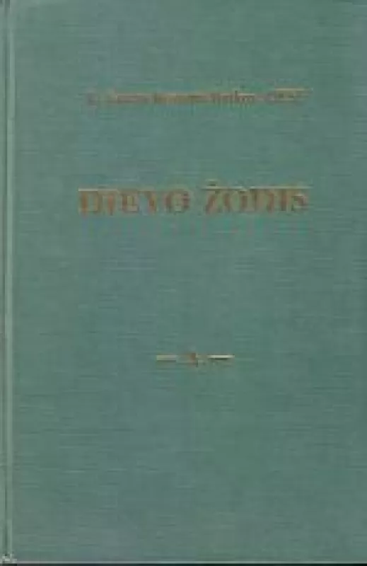 Dievo žodis - T. Juozas Kęstutis Butkus, knyga