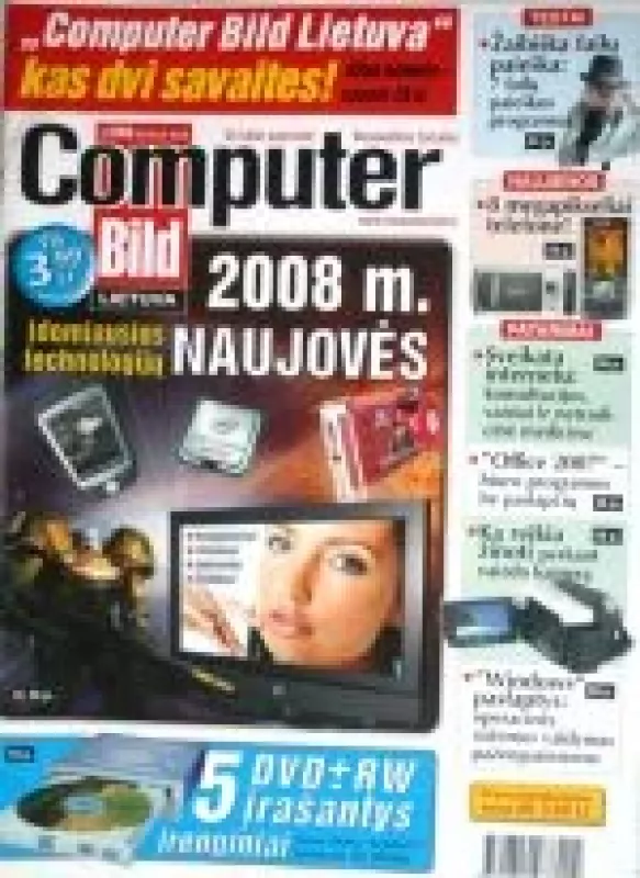 Computer Bild Lietuva, 2008 m., Nr. 1 - Autorių Kolektyvas, knyga