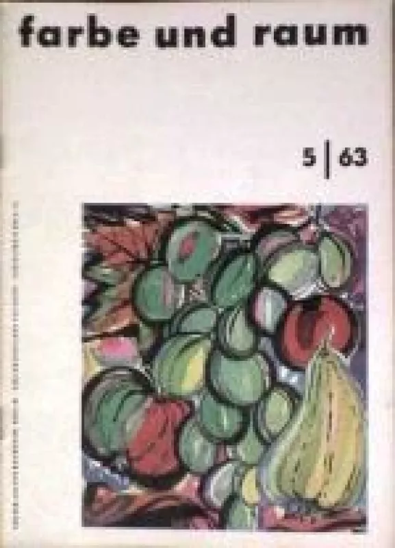 Farbe und raum, 1963 m., Nr. 5 - Autorių Kolektyvas, knyga