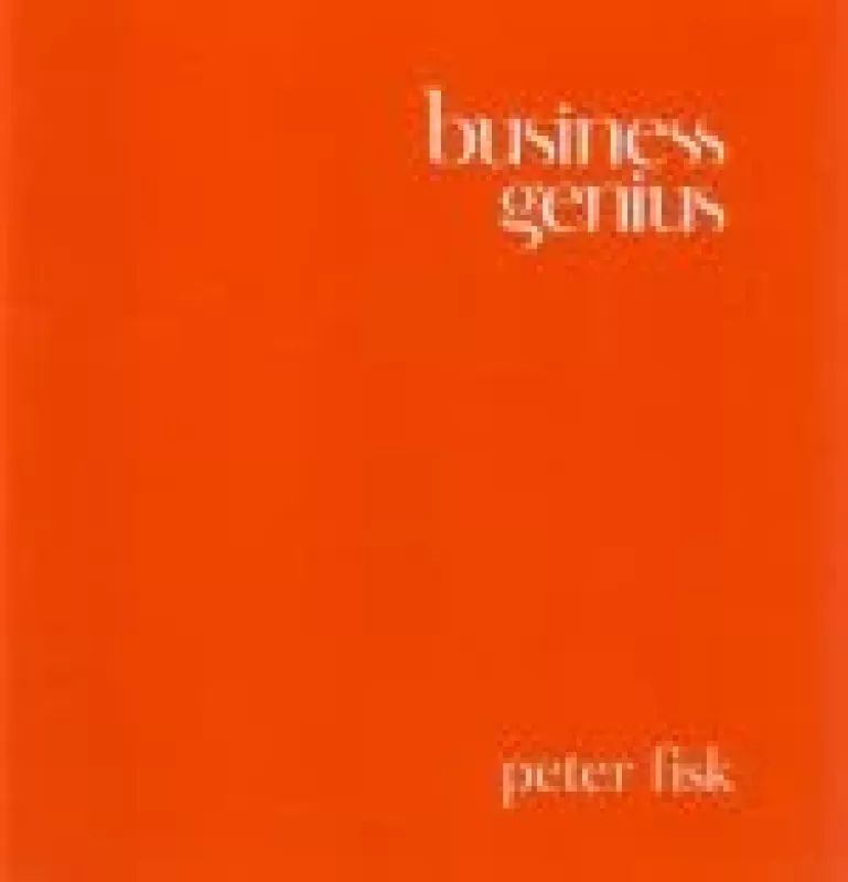 Business Genius - Peter Fisk, knyga