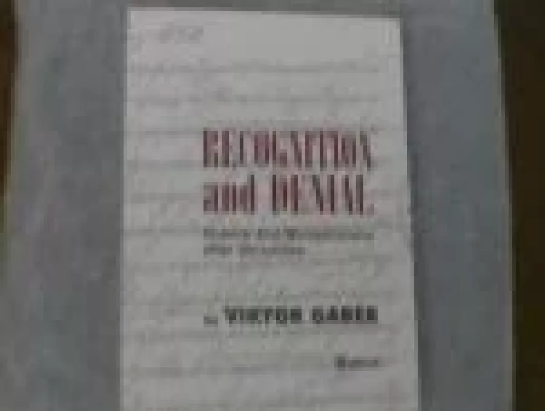 Recognition and denial: Greece and Macedonians after Versailles - Viktor Gaber, knyga