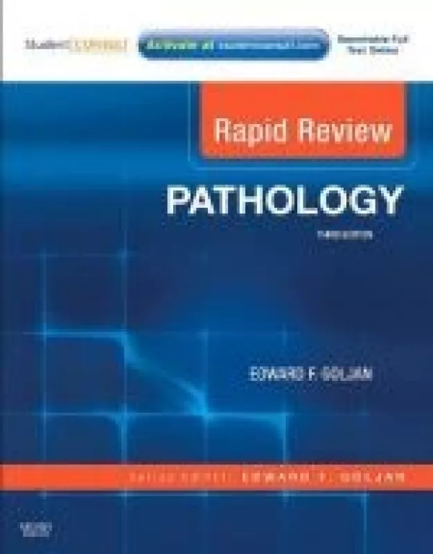 Rapid Review Pathology 3rd Edition - Edward F. Goljan, knyga