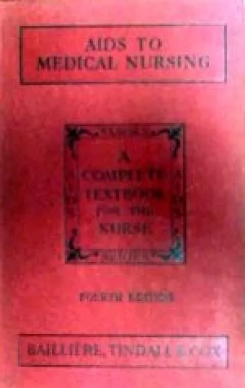 Aids to medical nursing - M. Hitch, knyga