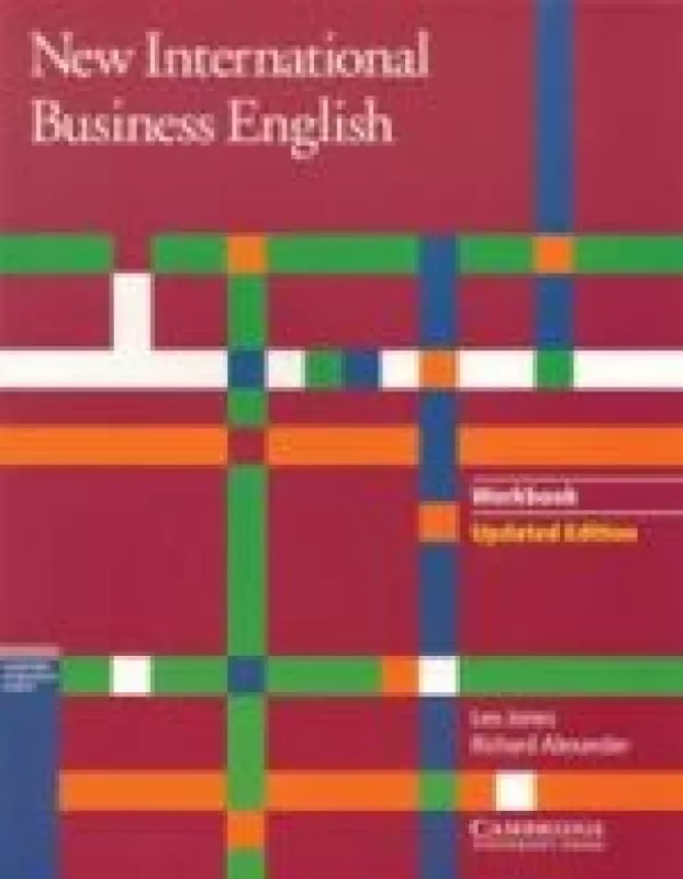 New International Business English Workbook - L. Jones, R.  Alexander, knyga
