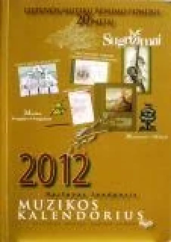Muzikos kalendorius 2012 - Vaclovas Juodpusis, knyga