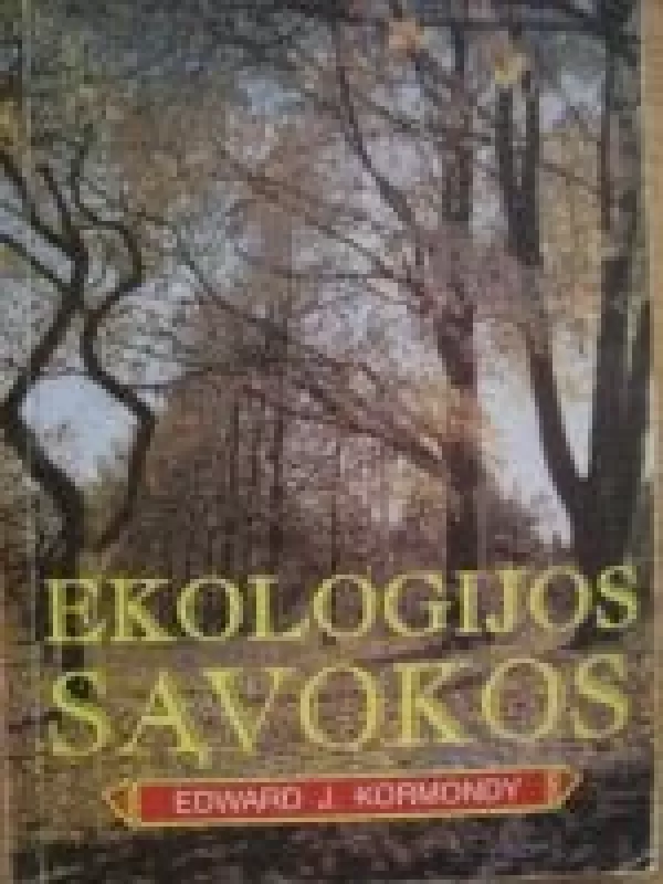 Ekologijos sąvokos - Edward Kormondy, knyga