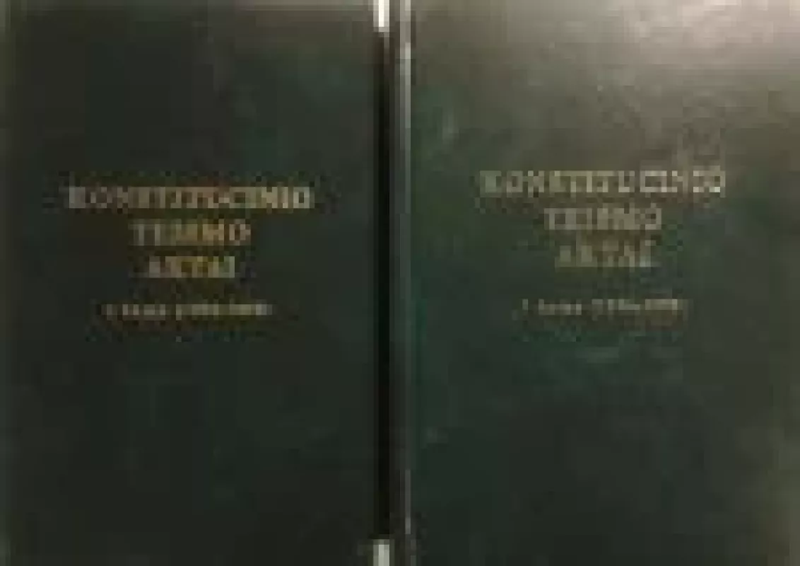 Konstitucinio teismo aktai (2 knygos) - K. Lapinskas, knyga