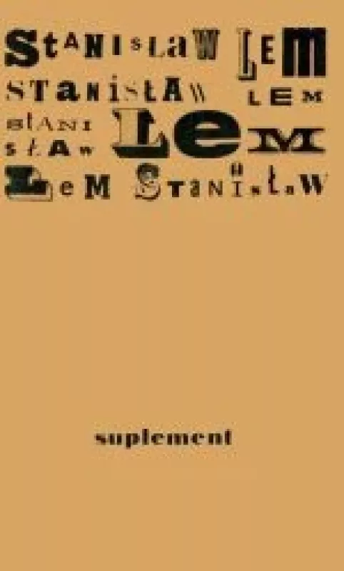 Suplement - Stanislaw Lem, knyga