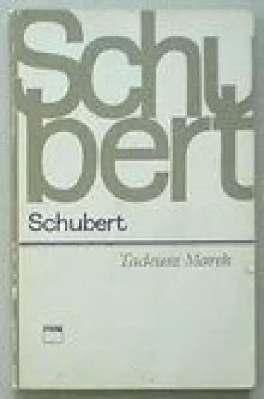 SCHUBERT - TADEUSZ MAREK, knyga