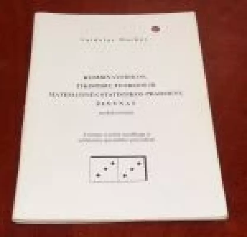 Kombinatorikos, tikimybių teorijos ir matematnės statistikos pradmenų žinynas - Vaidotas Mockus, knyga