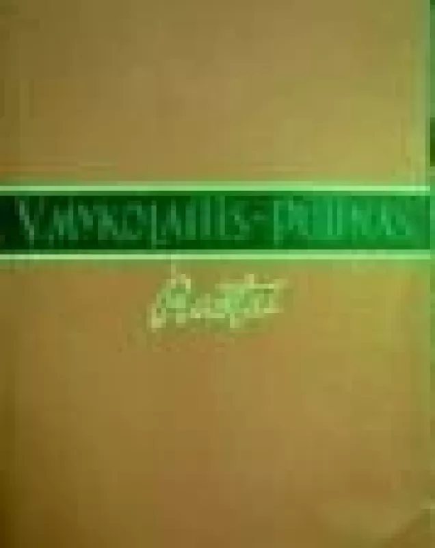 Raštai (1 tomas) - Vincas Mykolaitis-Putinas, knyga