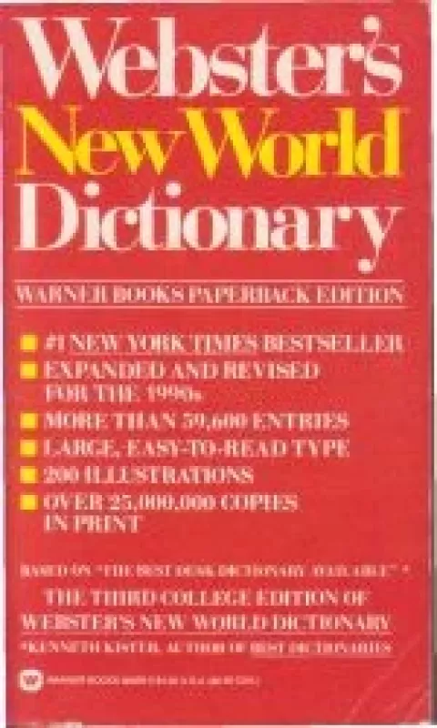 Webster's New World Dictionary - Autorių Kolektyvas, knyga