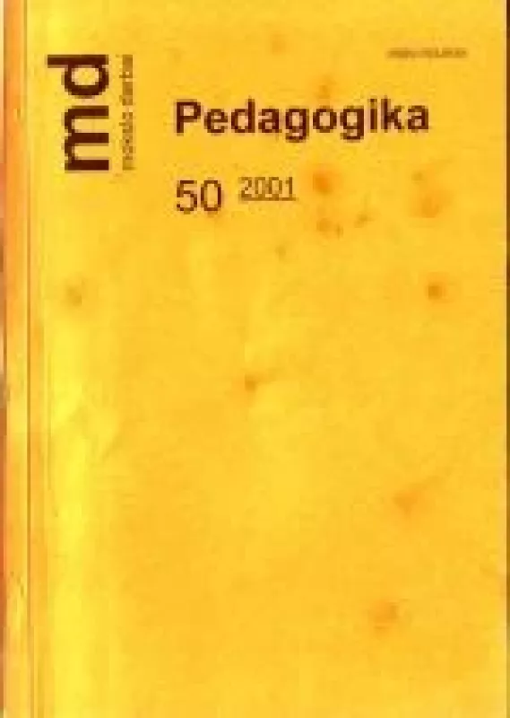 Pedagogika, 2001 m., Nr. 50 - Autorių Kolektyvas, knyga