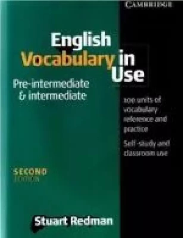 English Vocabulary in Use Pre-Intermediate & intermediate - Stuart Redman, knyga