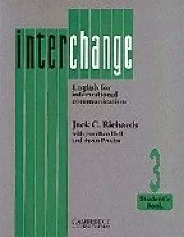 Interchange. Student"s Book 3 - Jack C. Richards, knyga