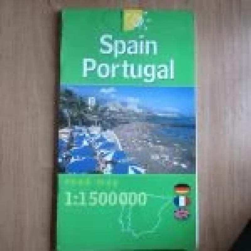 Spain. Portugal - žemėlapis Šalies, knyga