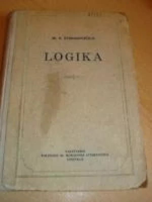 Logika - M.S. Strogovičius, knyga